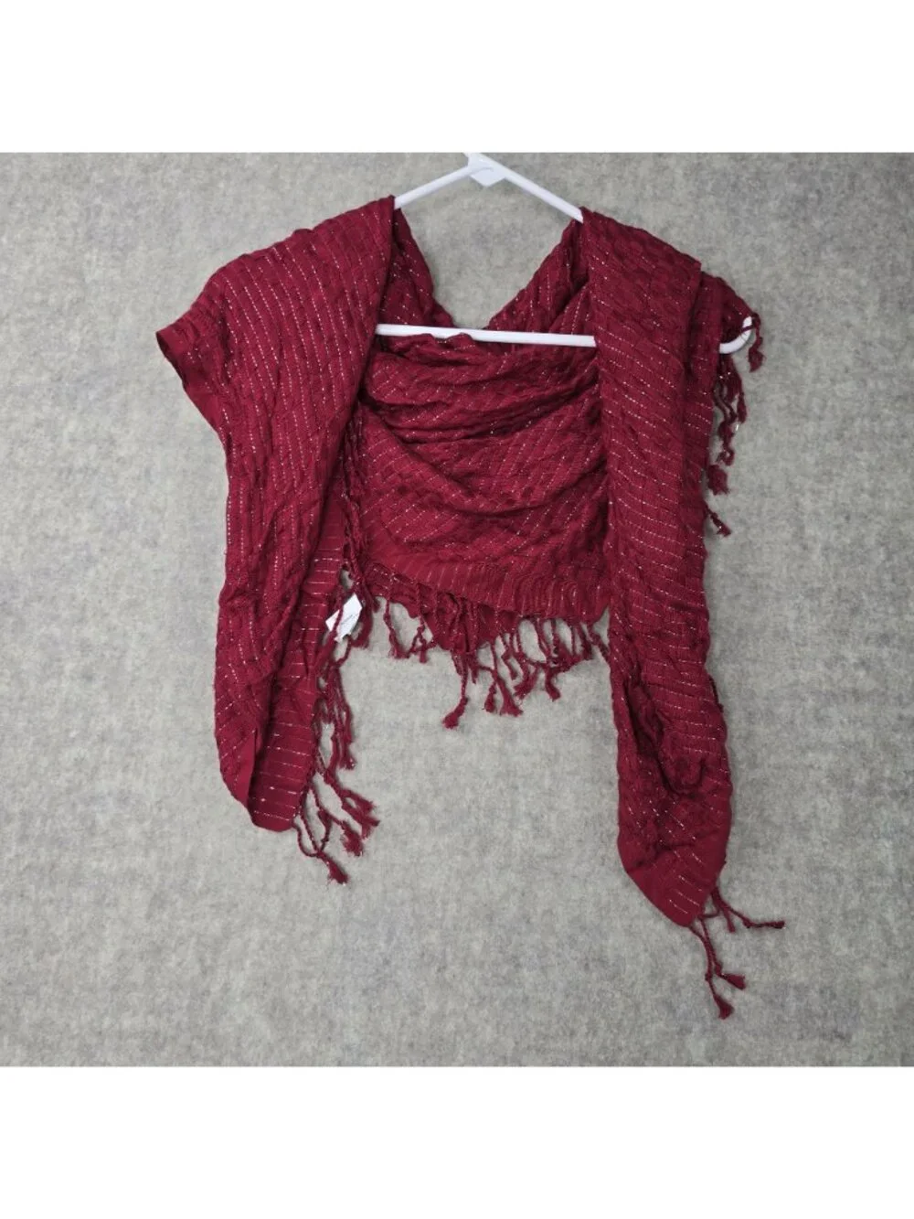 No Boundaries Infinity Scarf & Fringed Burgundy Wrap Scarf Set Multiple Colors